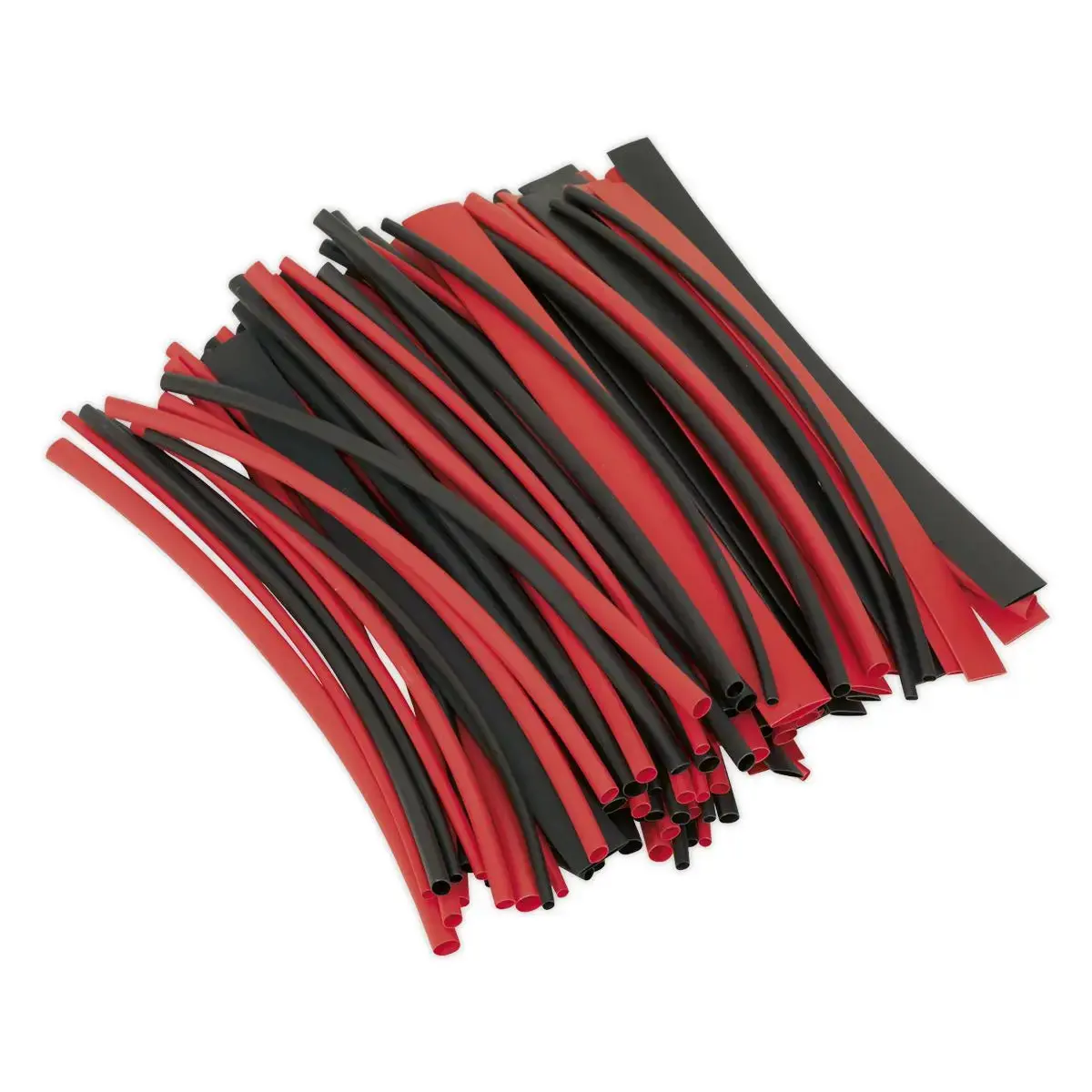 Sealey Heat Shrink Tubing Black & Red 200Mm 100Pc 1