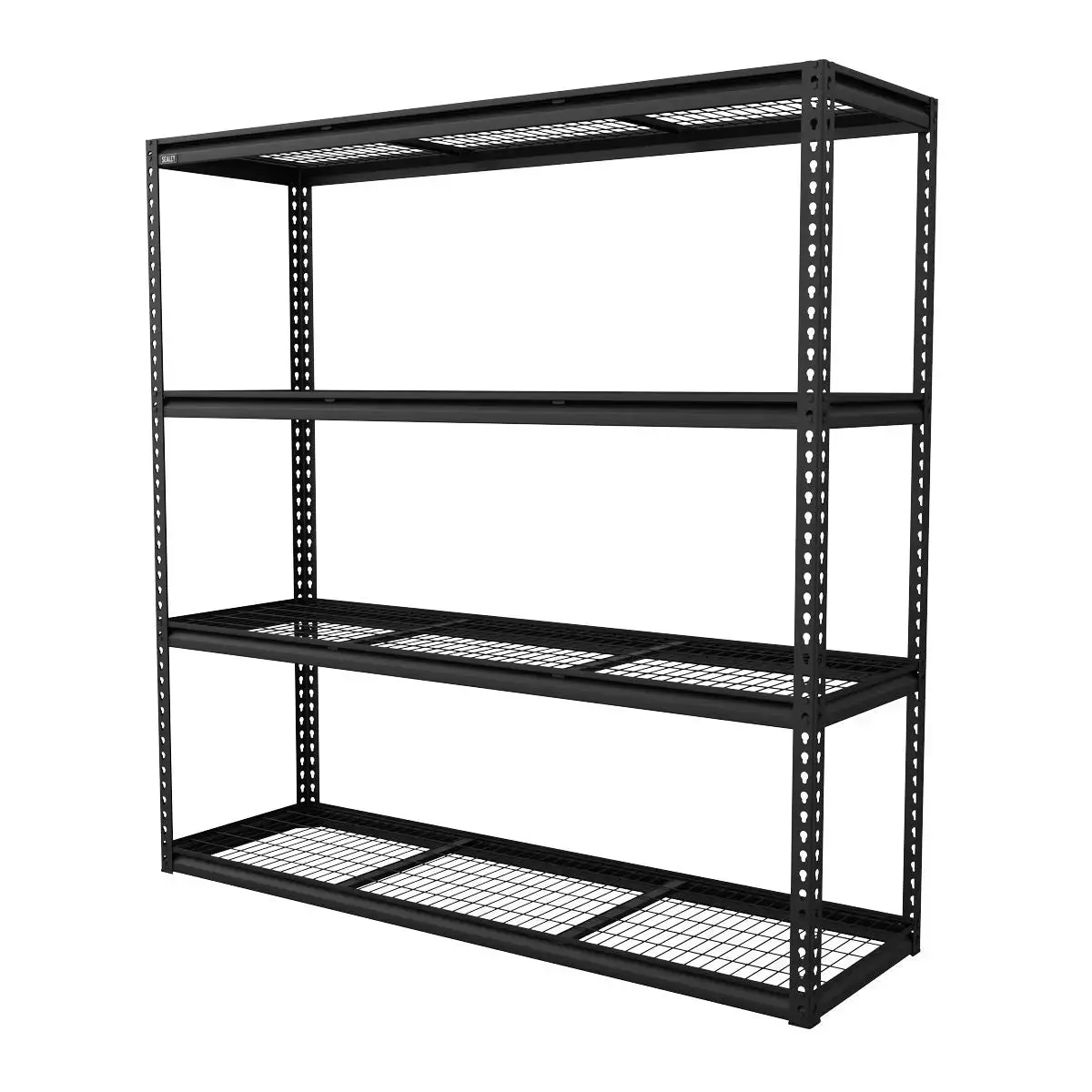Sealey Heavy-Duty Modular Racking Unit With 4 Mesh Shelves 300Kg Capacity Per Level 1820Mm 1