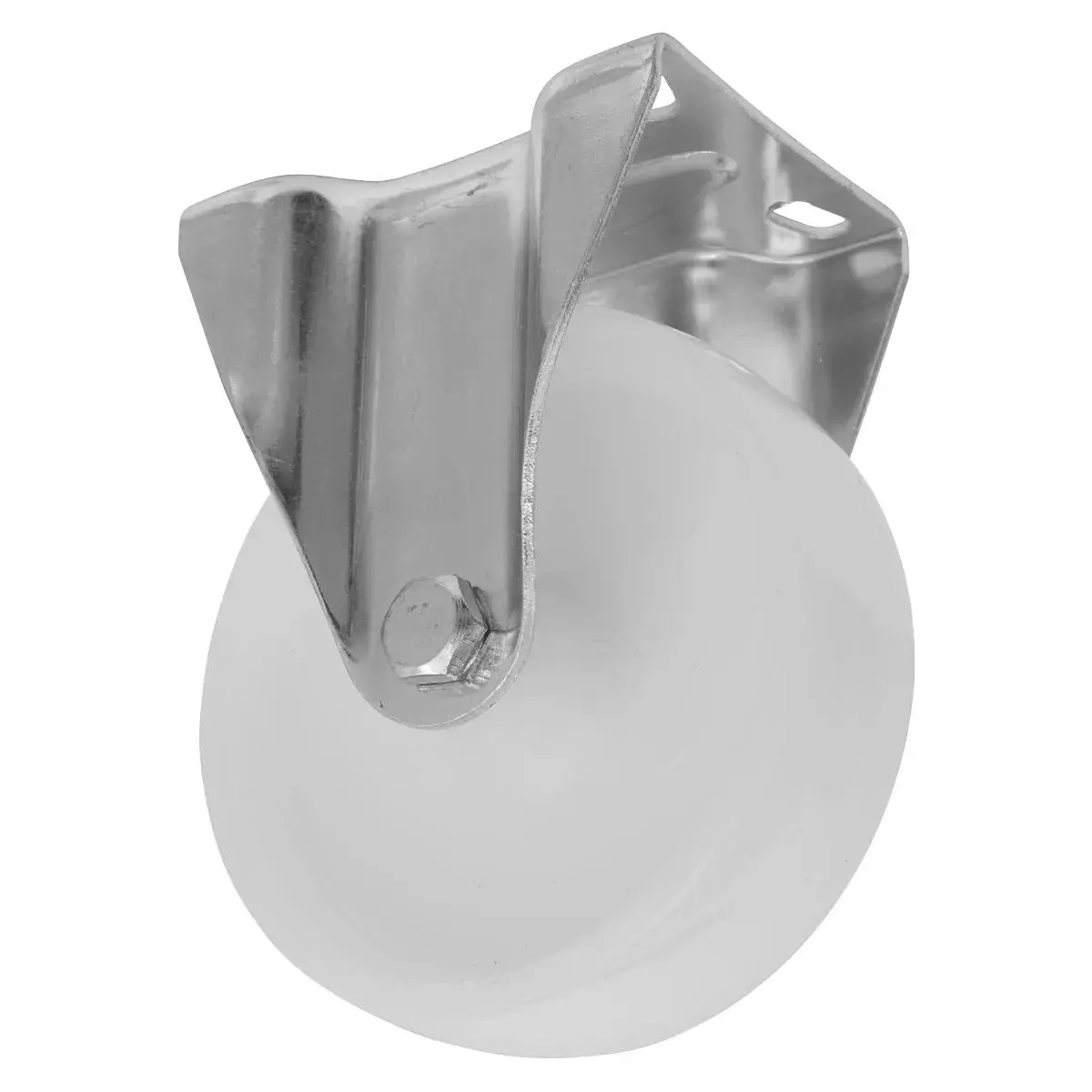 Sealey Heavy-Duty Nylon Castor Wheel Fixed Plate Ø125mm - Trade 1