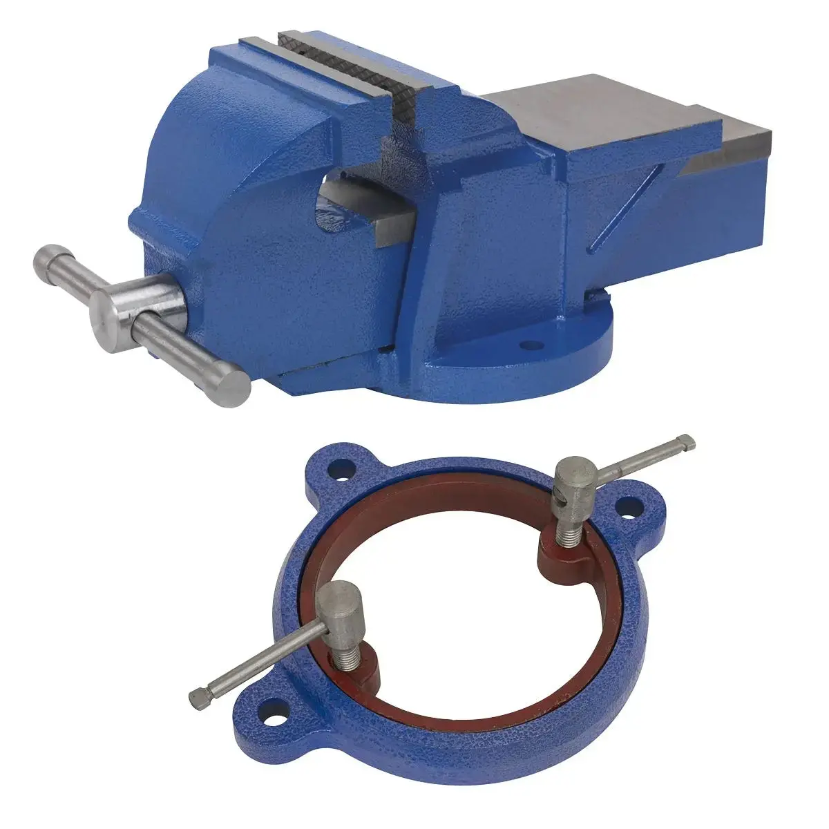 Sealey Heavy-Duty Professional Vice With Swivel Base 125Mm 1
