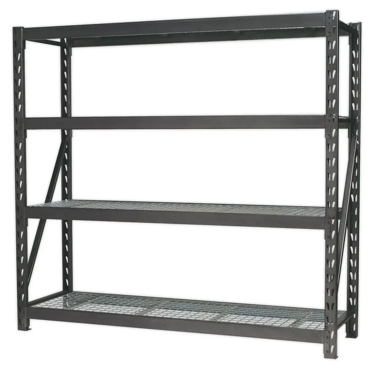 Sealey Heavy-Duty Racking Unit With 4 Mesh Shelves 640Kg Capacity Per Level 1956Mm 1