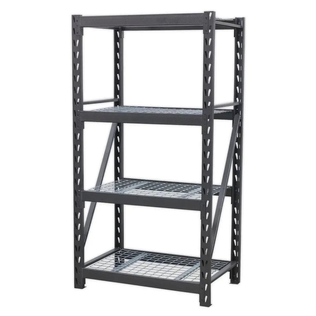 Sealey Heavy-Duty Racking Unit With 4 Mesh Shelves 640Kg Capacity Per Level 978Mm 1
