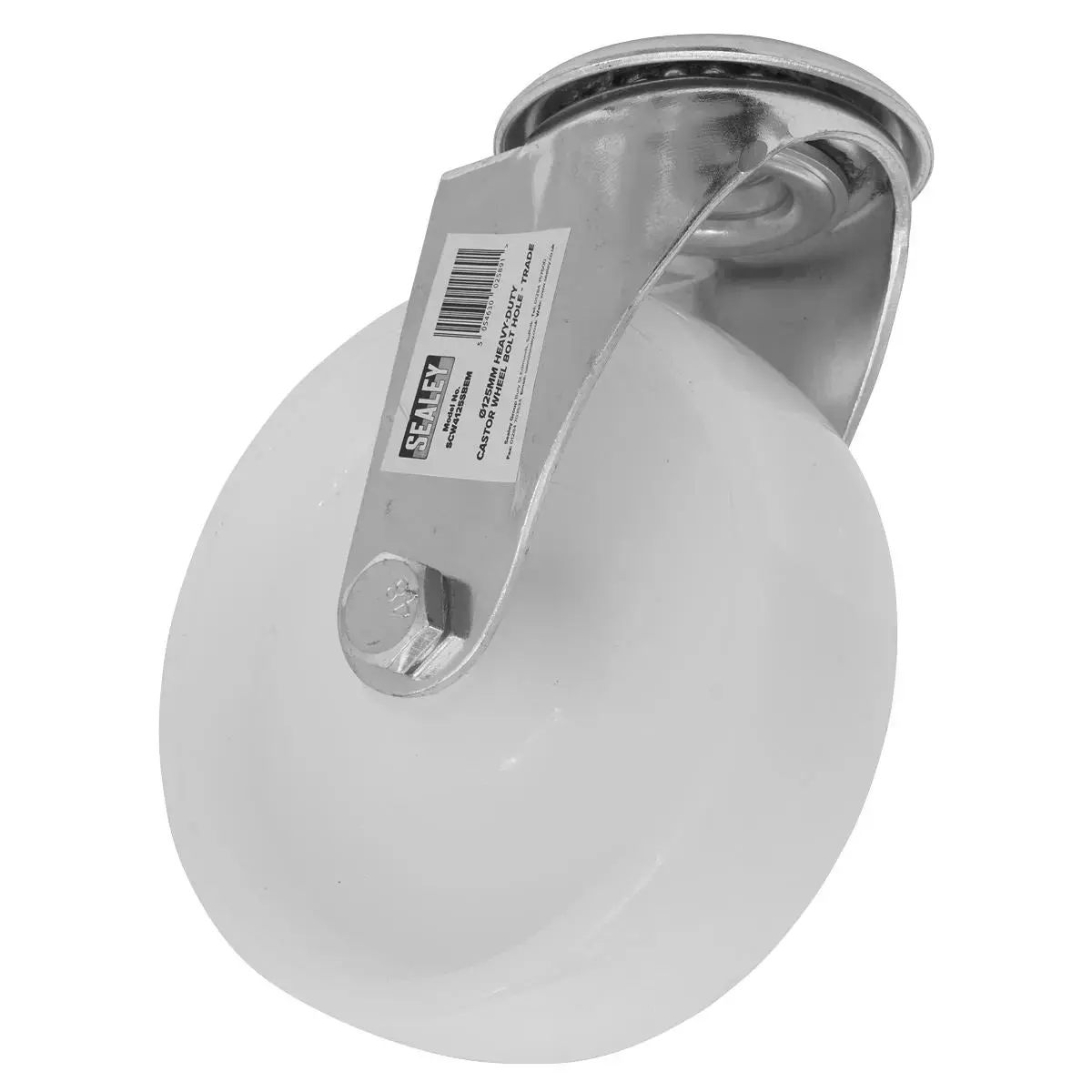 Sealey Heavy-Duty Trade Castor Wheel Bolt Hole Ø125mm - Trade 1