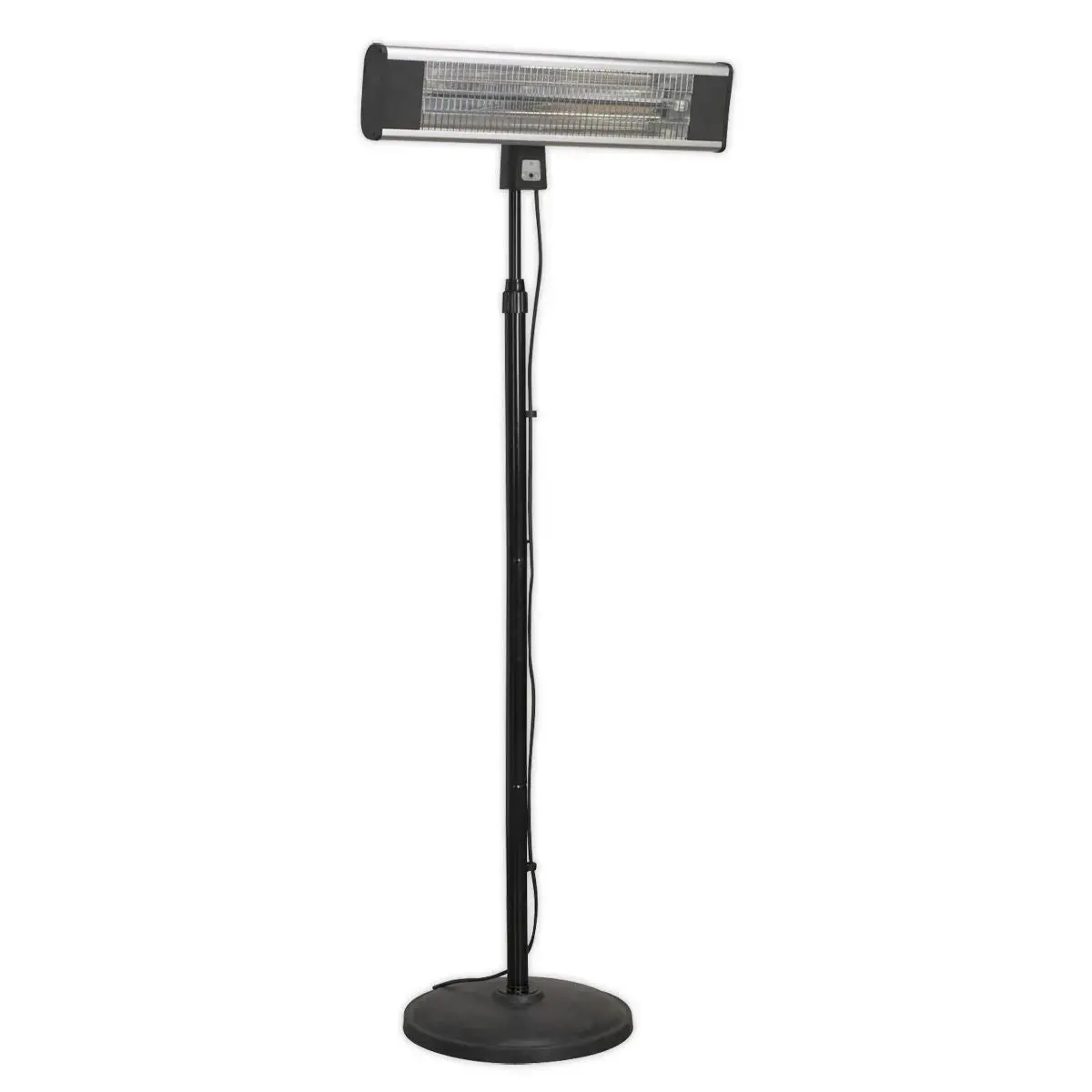 Sealey High Efficiency Carbon Fibre Infrared Patio Heater 1800W/230V With Telescopic Floor Stand 1