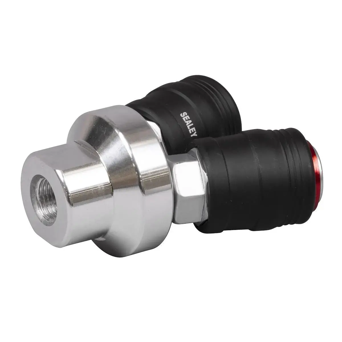 Sealey High Flow Twin Coupling Body Female Thread 1/4"Bspt 1