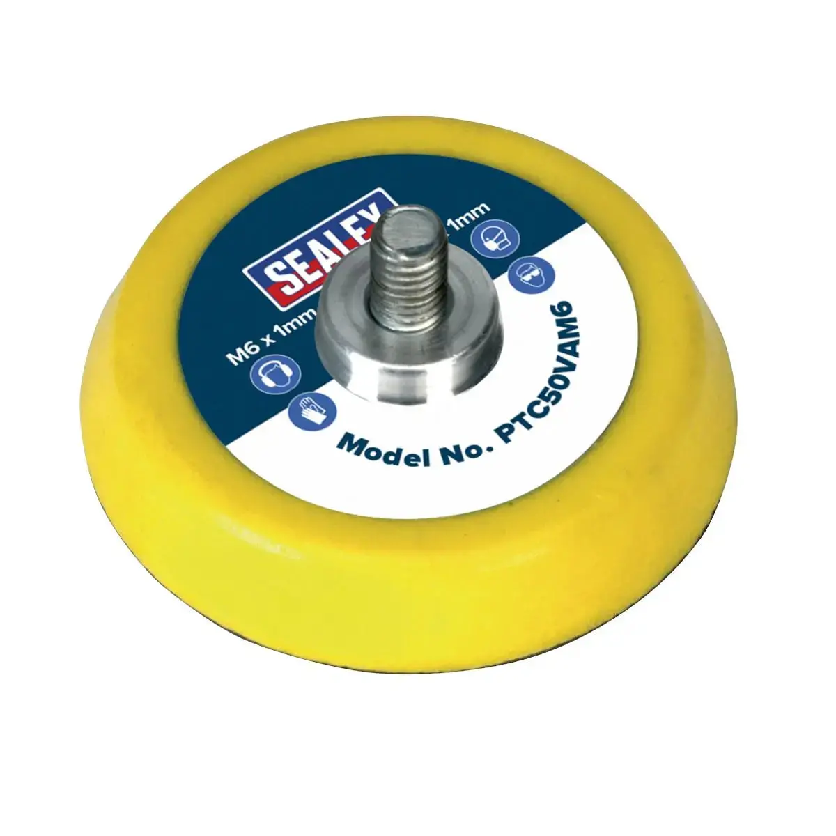 Sealey Hook-And-Loop Backing Pad Ø50mm M6 X 1Mm 1