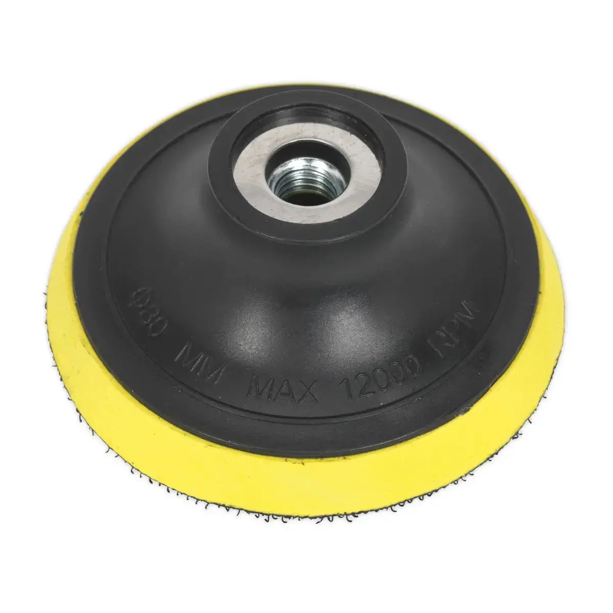Sealey Hook-And-Loop Backing Pad Ø75mm M10 X 1.5Mm 1