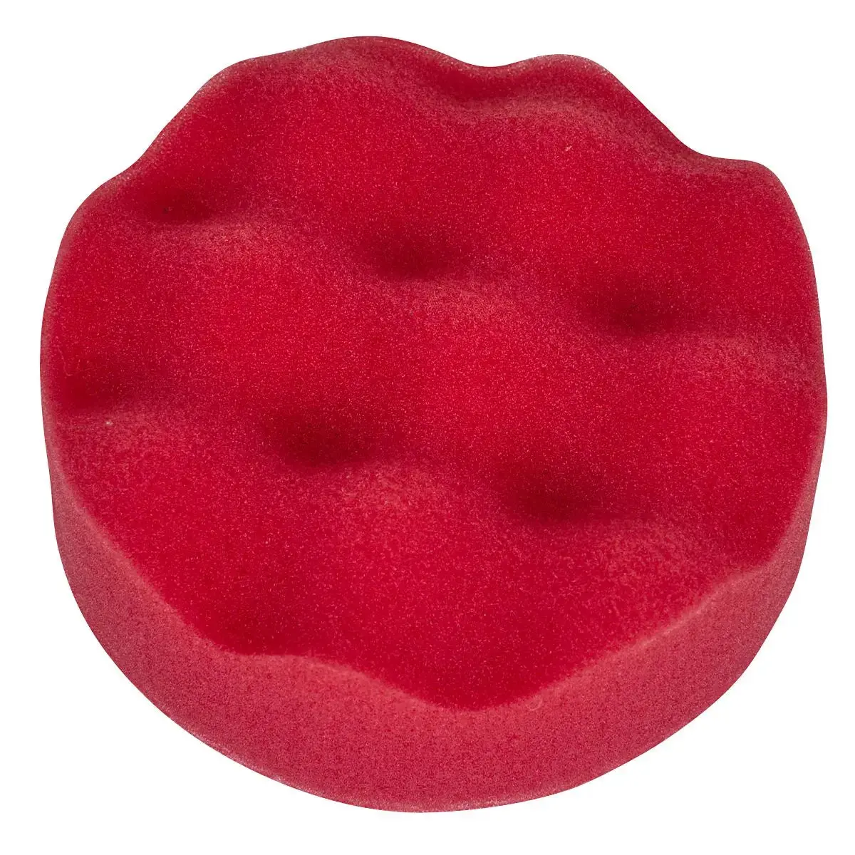 Sealey Hook And Loop Buffing And Polishing Foam Head 80Mm X 25Mm Red Ultra Soft 1