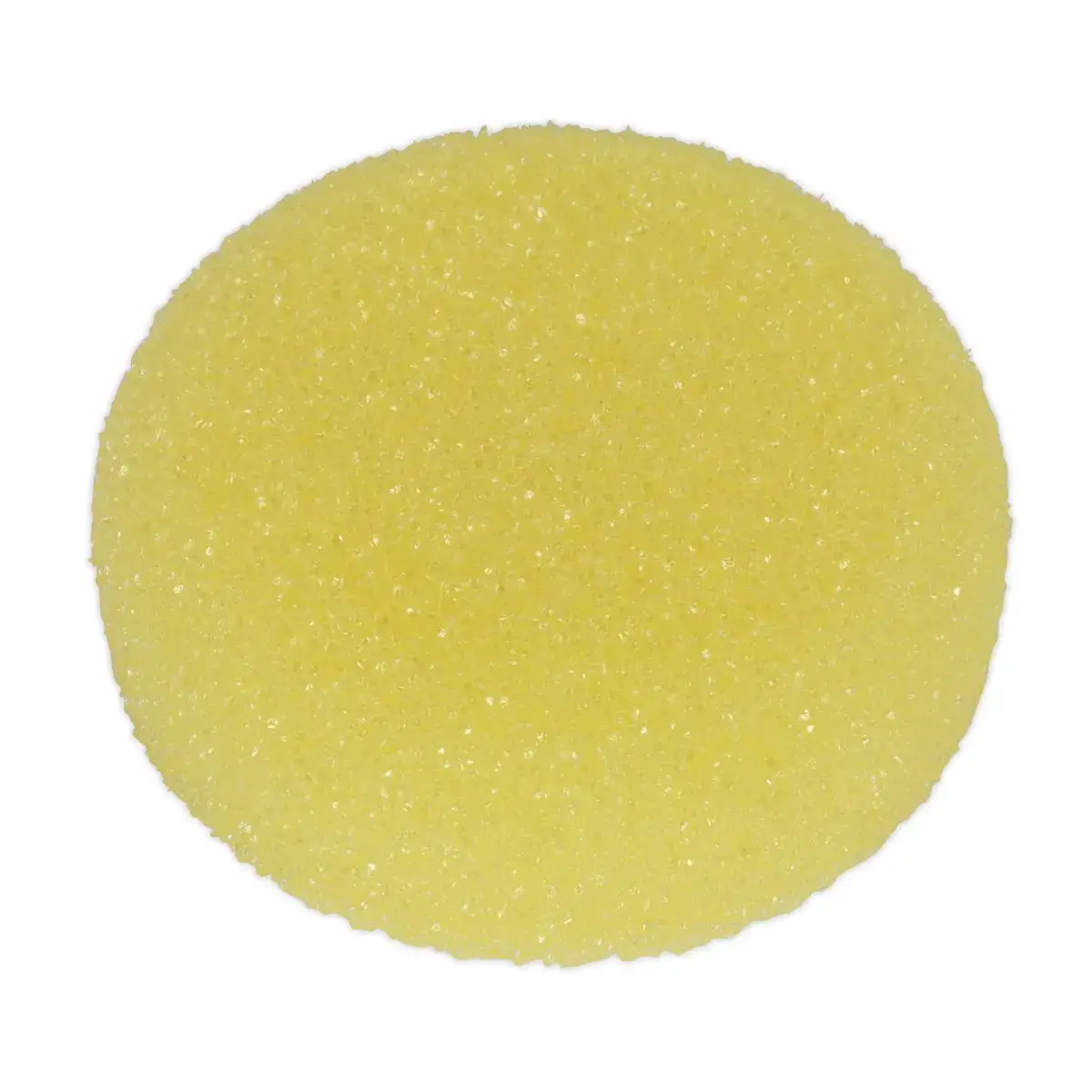 Sealey Hook And Loop Buffing And Polishing Foam Head 80Mm X 25Mm Yellow Coarse 1