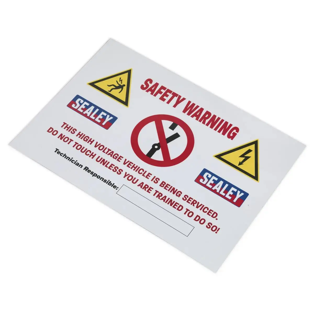 Sealey Hybrid/Electric Vehicle Warning Sign 1
