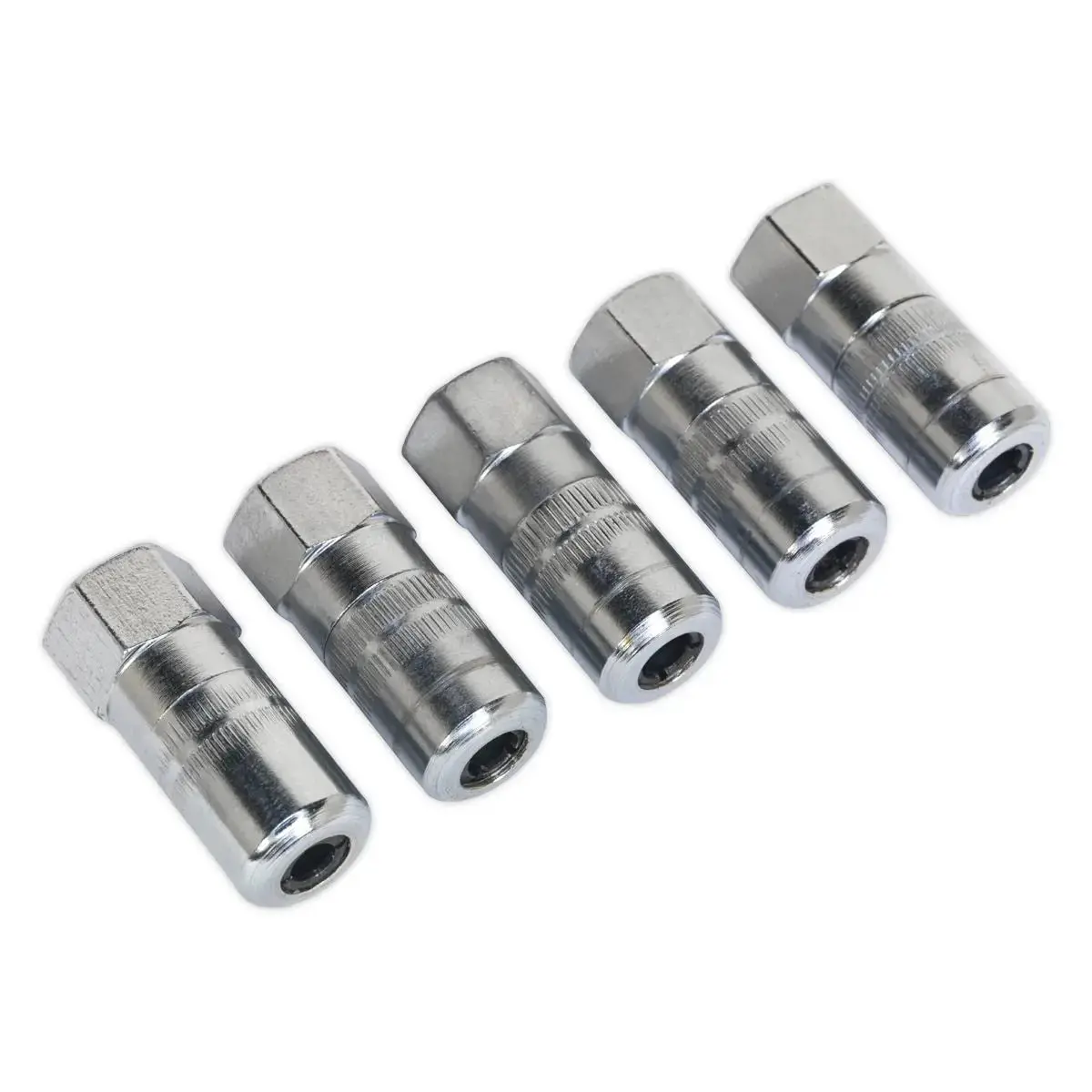 Sealey Hydraulic Connector 4-Jaw Heavy-Duty 1/8"Bsp Pack Of 5 1