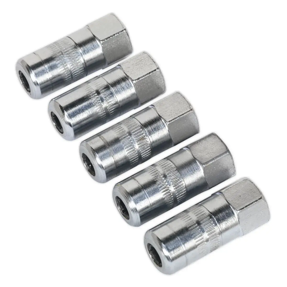Sealey Hydraulic Connector 4-Jaw Heavy-Duty 1/8"Bsp Pack Of 5 2