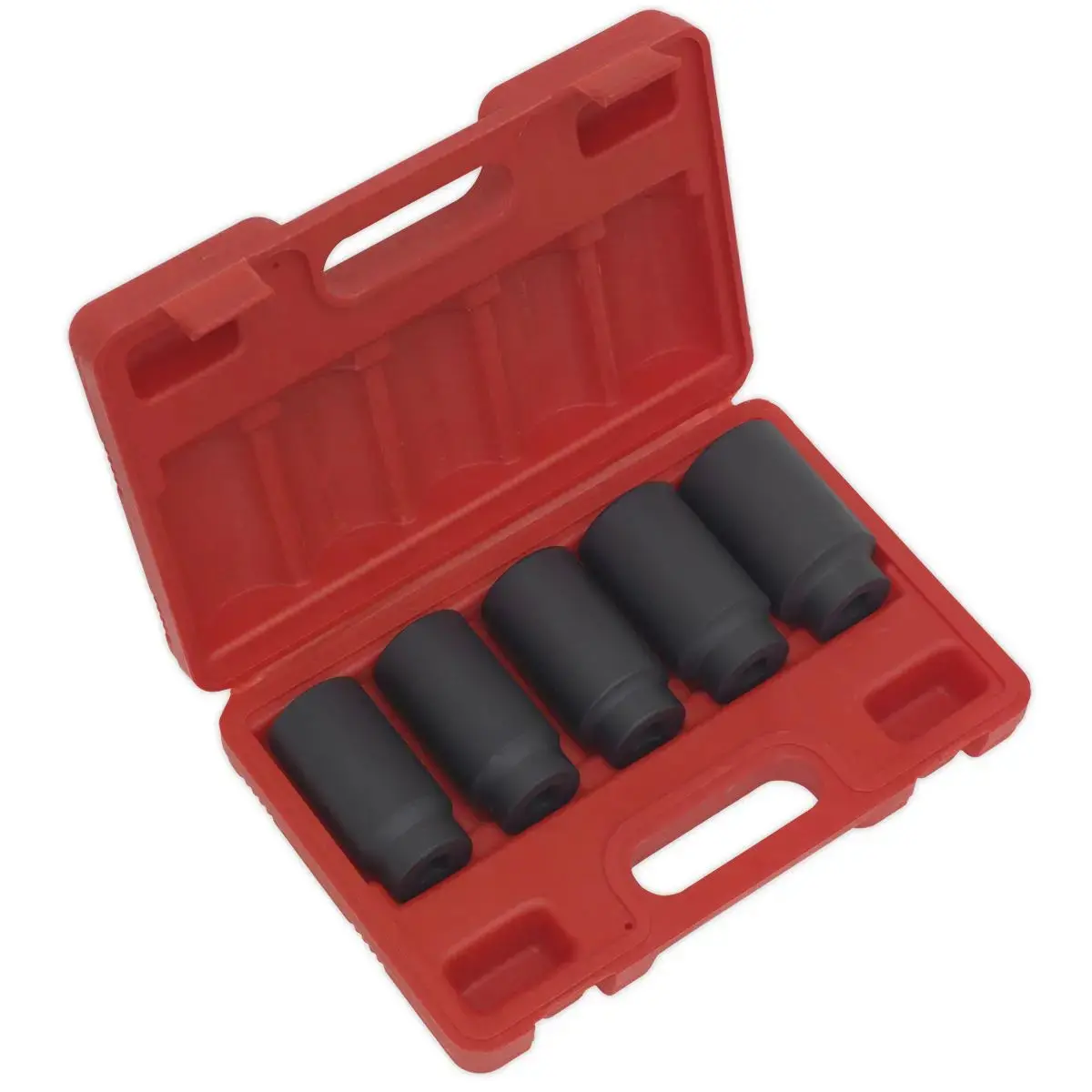 Sealey Impact Hub Nut Socket Set 5Pc 1/2"Sq Drive 1