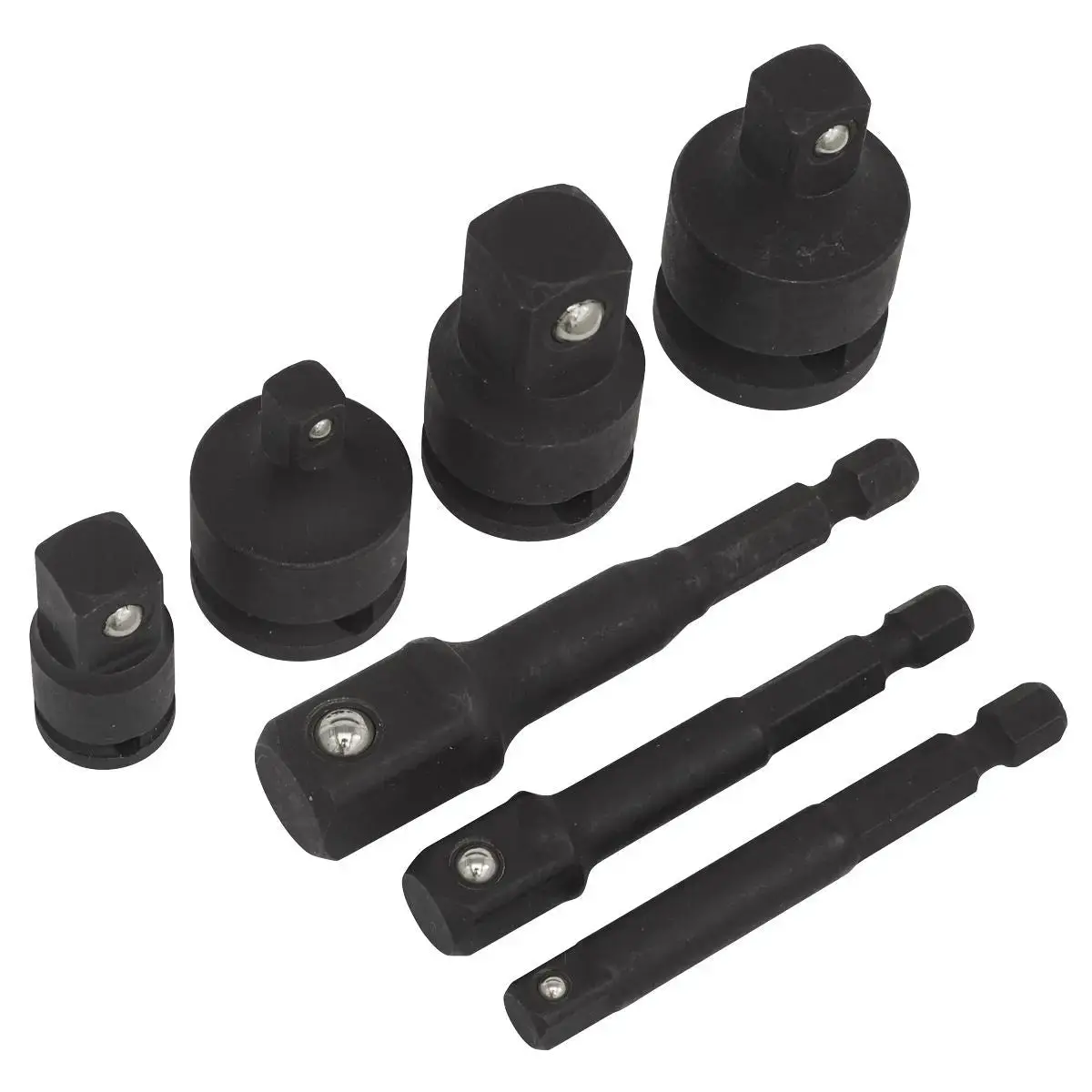 Sealey Impact Socket Adaptor Set 7 Pieces 1