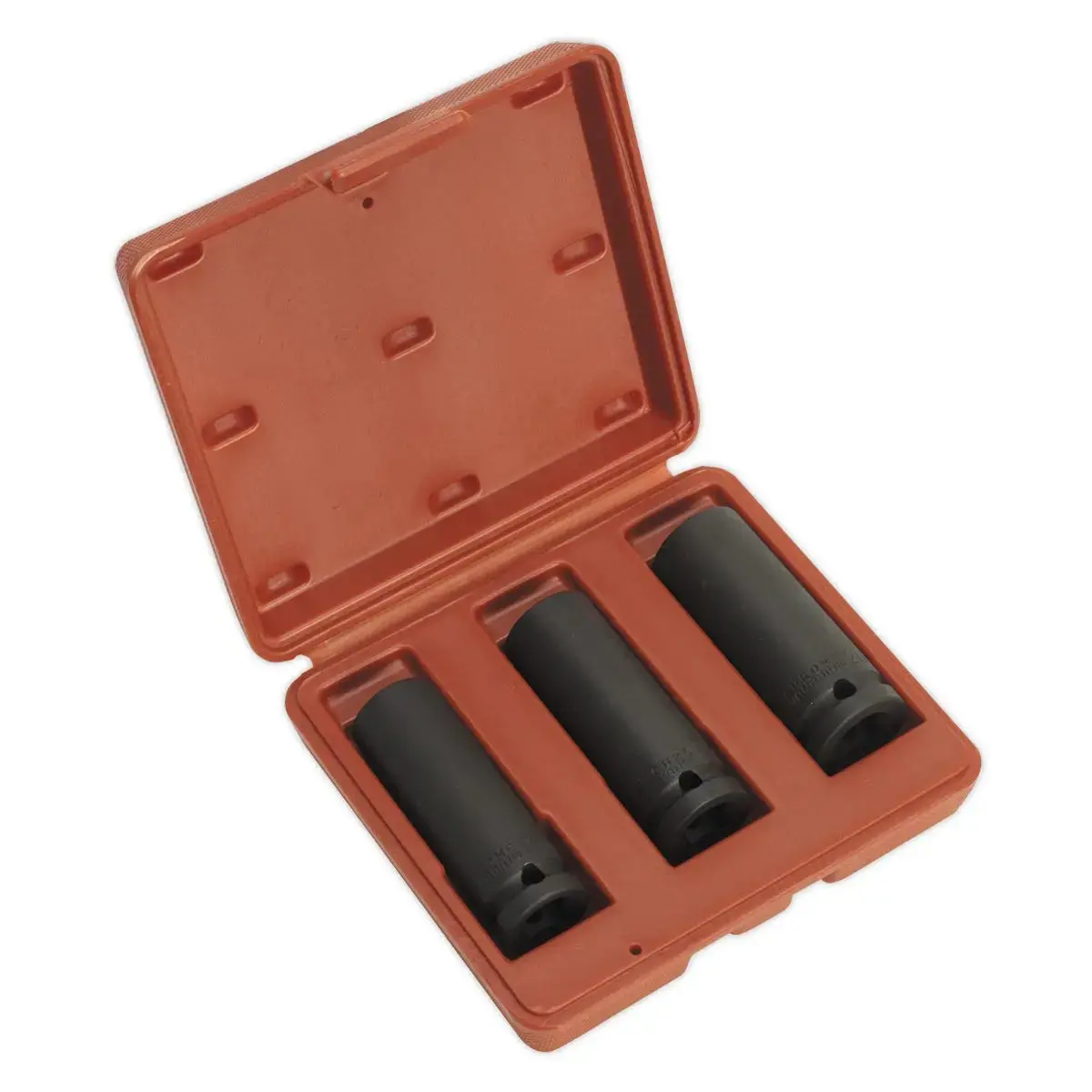 Sealey Impact Socket Set 3Pc Deep 1/2"Sq Drive 1