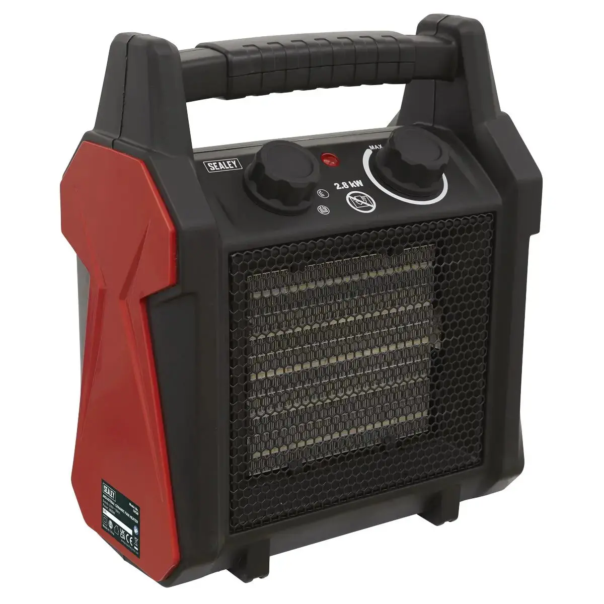 Sealey Industrial Ceramic Fan Heater 2800W 1