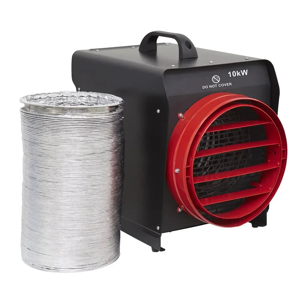 Sealey Industrial Fan Heater 10Kw With Ducting 1
