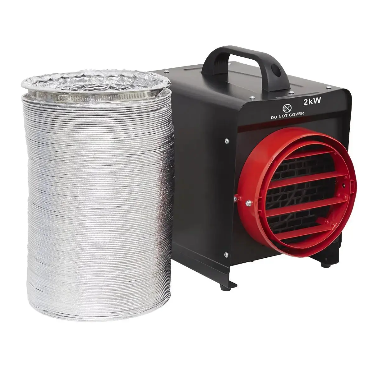Sealey Industrial Fan Heater 2Kw With Ducting 1