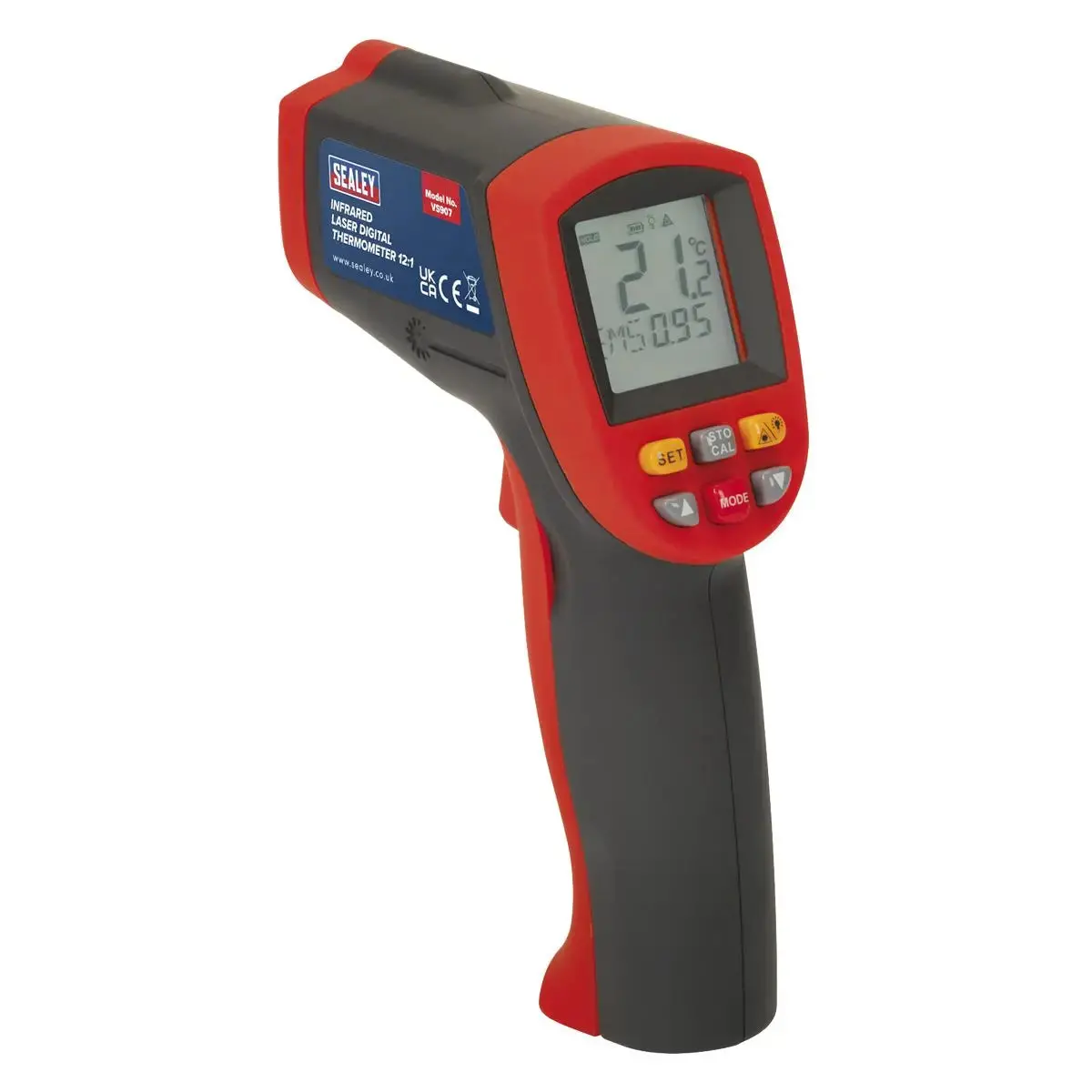 Sealey Infrared Laser Digital Thermometer 12:1 1