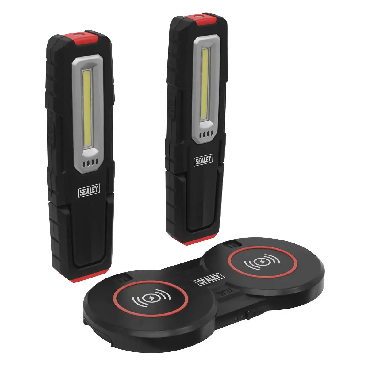 Sealey Inspection Light 5W Cob & 1W Smd Led (X2) & Double Wireless Charging Base 1
