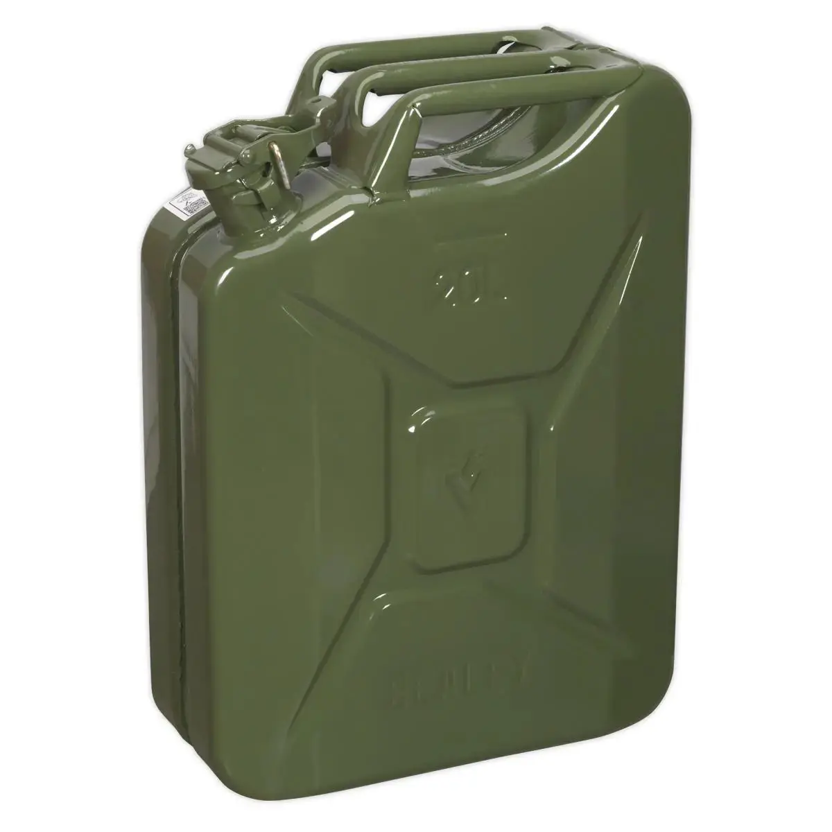 Sealey Jerry Can 20L - Green 1