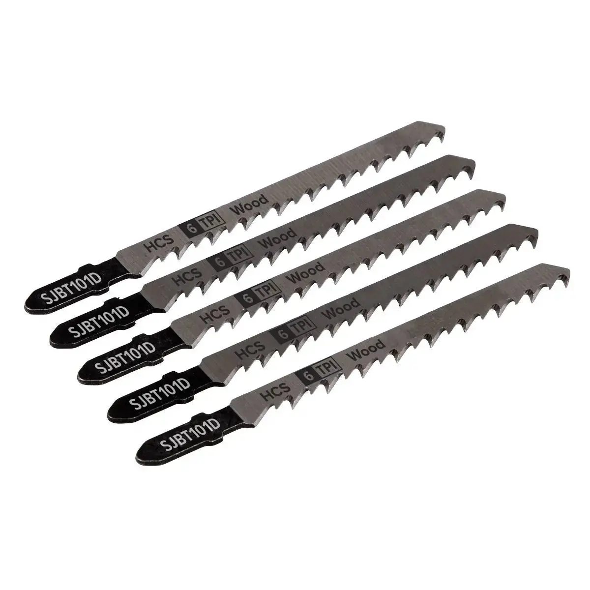 Sealey Jigsaw Blade Hard Wood 100Mm 6Tpi - Pack Of 5 1