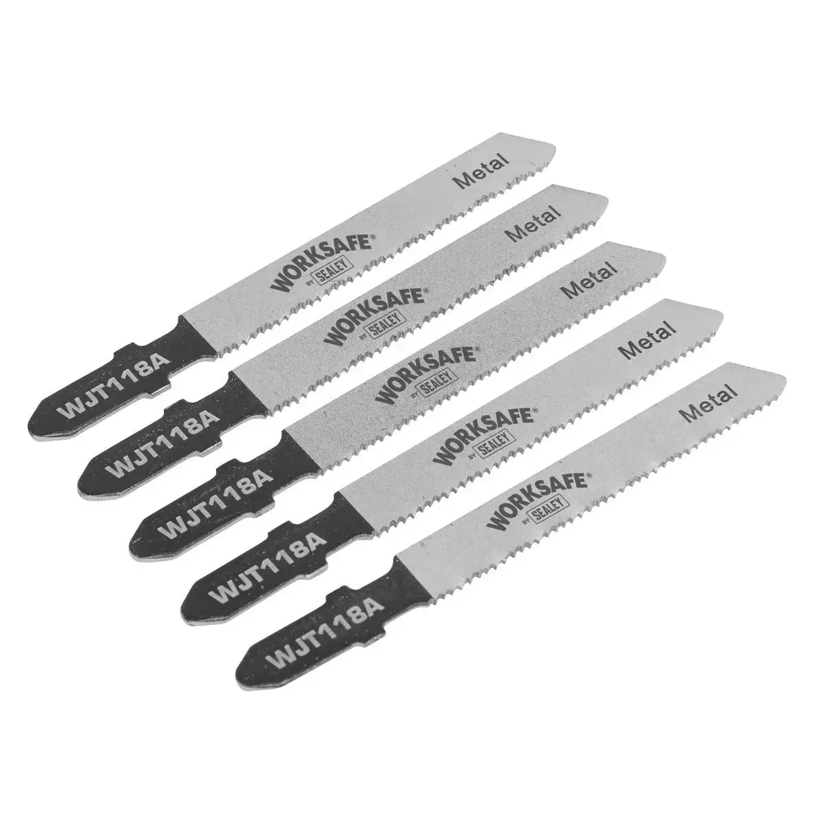 Sealey Jigsaw Blade Metal 55Mm 21Tpi - Pack Of 5 1