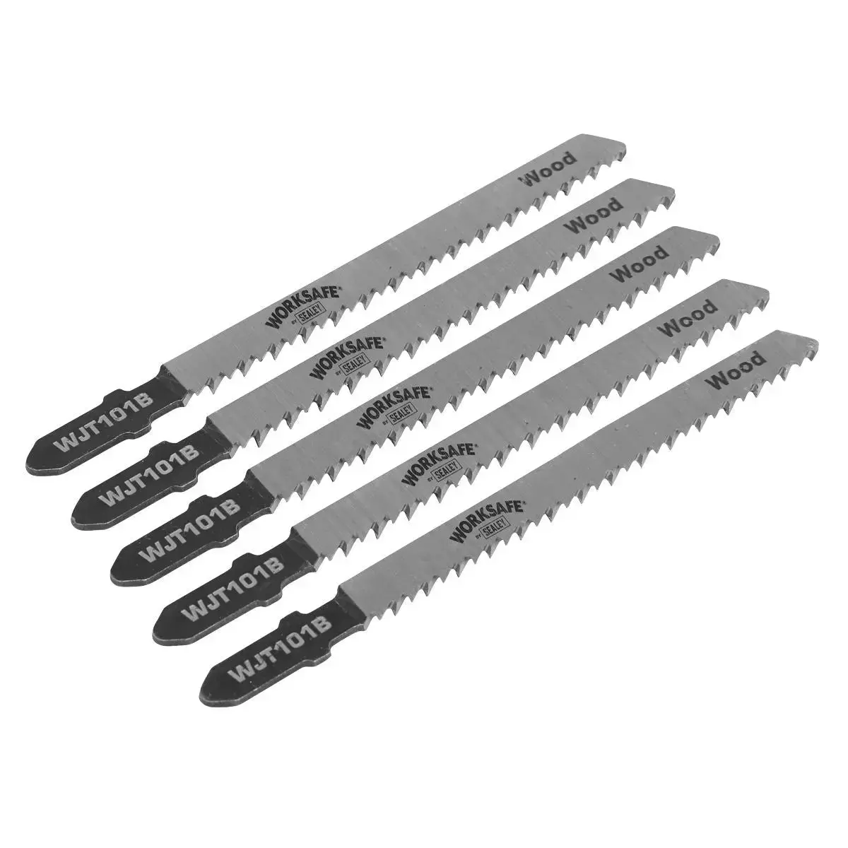 Sealey Jigsaw Blade Wood & Plastics 75Mm 10Tpi - Pack Of 5 1