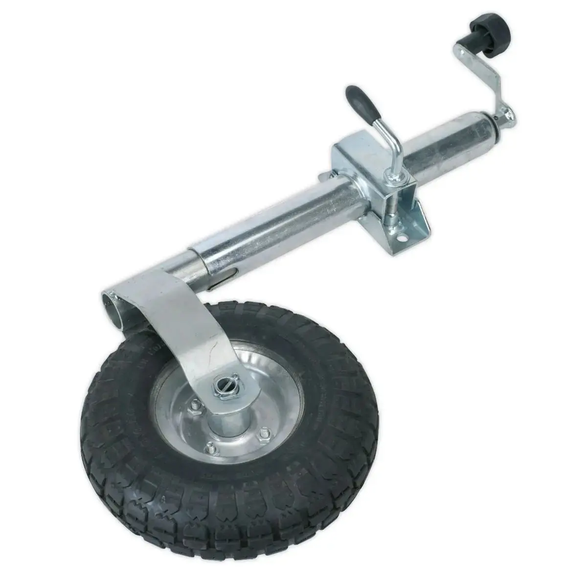 Sealey Jockey Wheel & Clamp Ø48mm - Ø260mm Pneumatic Wheel 1