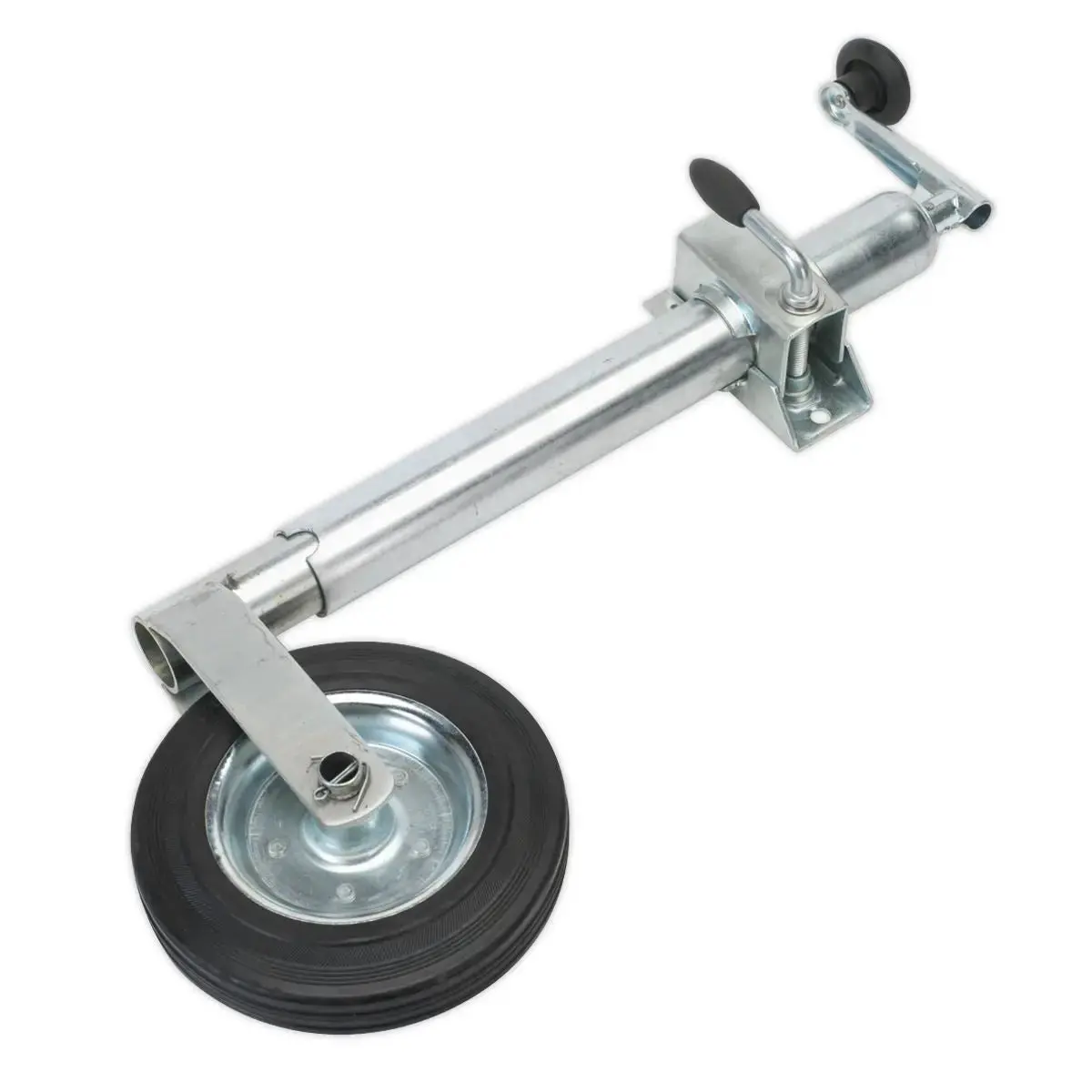 Sealey Jockey Wheel & Clamp Ø50mm - Ø200mm Solid Wheel 1