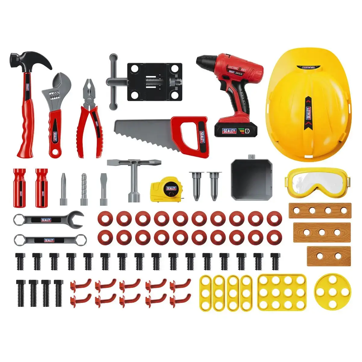 Sealey Junior Toy Tool Kit With Workbench 90Pc 1