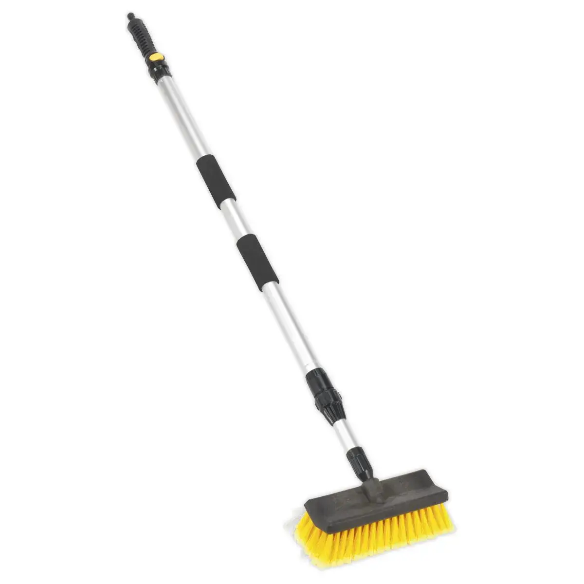 Sealey Large Angled Flo-Thru Brush With 1.7M Telescopic Handle 1