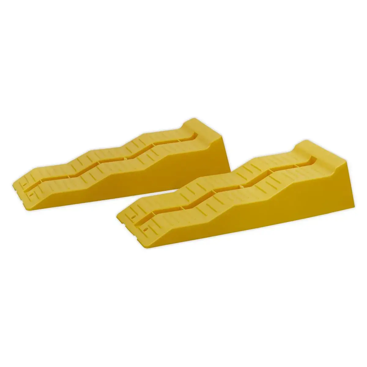 Sealey Levelling Ramps - 3-Stage 2.5 Tonne Capacity Per Ramp 5 Tonne Capacity Per Pair 1