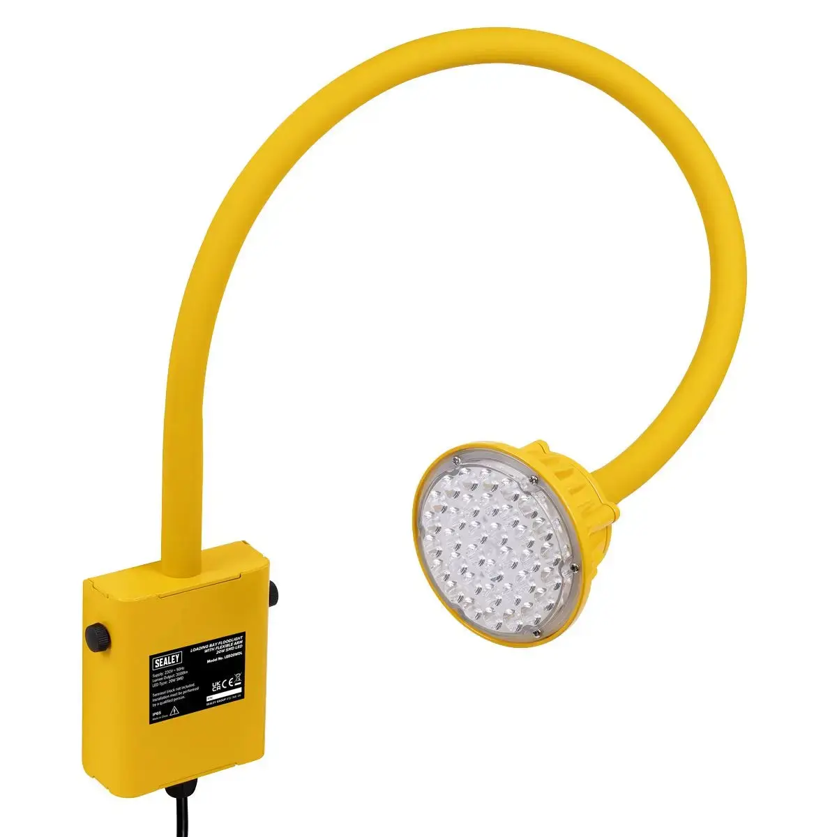 Sealey Loading Bay Floodlight With Flexible Arm 20W Smd Led 1