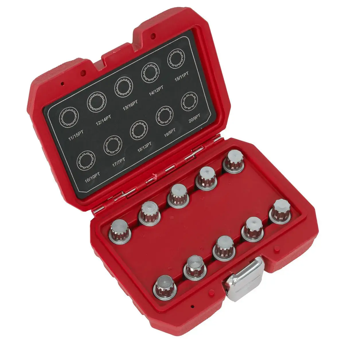 Sealey Locking Wheel Nut Key Set 10Pc - Bmw 1