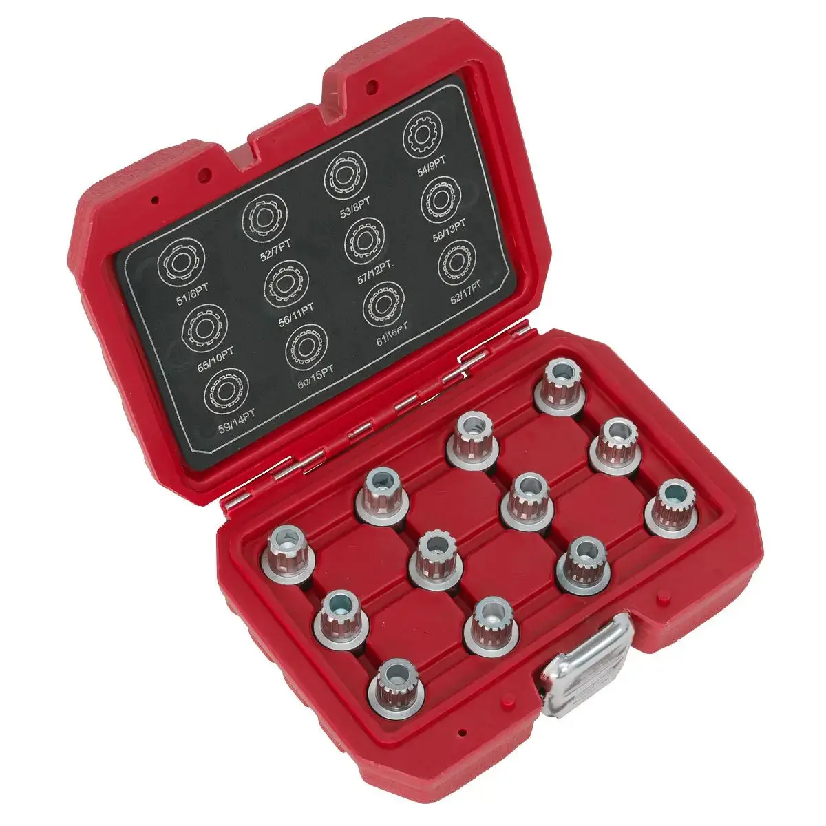 Sealey Locking Wheel Nut Key Set 12Pc - Vw 1