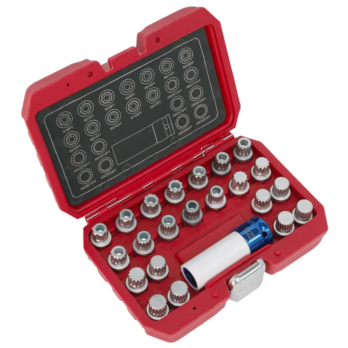 Sealey Locking Wheel Nut Key Set 23Pc - Vag 1