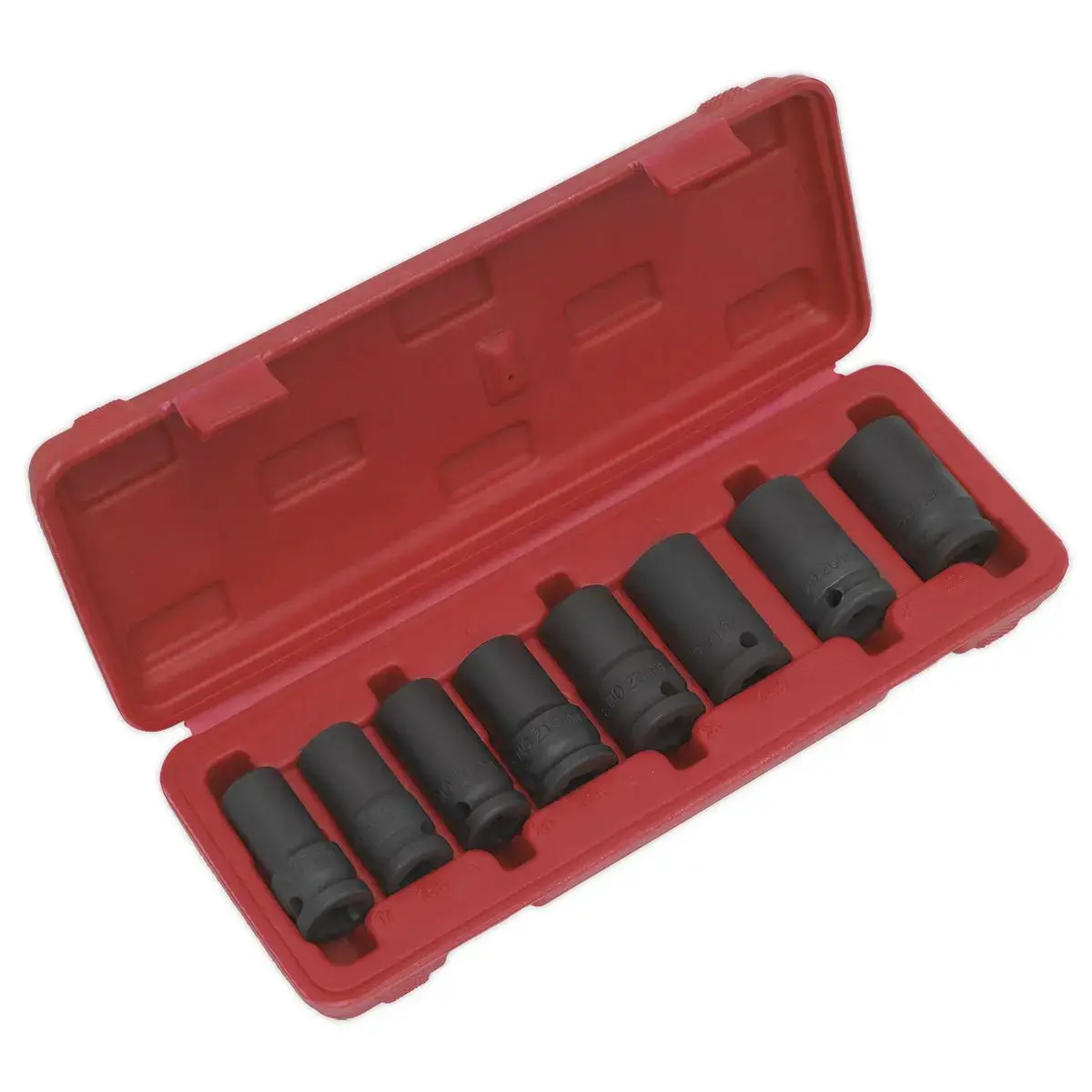Sealey Locking Wheel Nut Removal Set 8Pc 1/2"Sq Drive 1