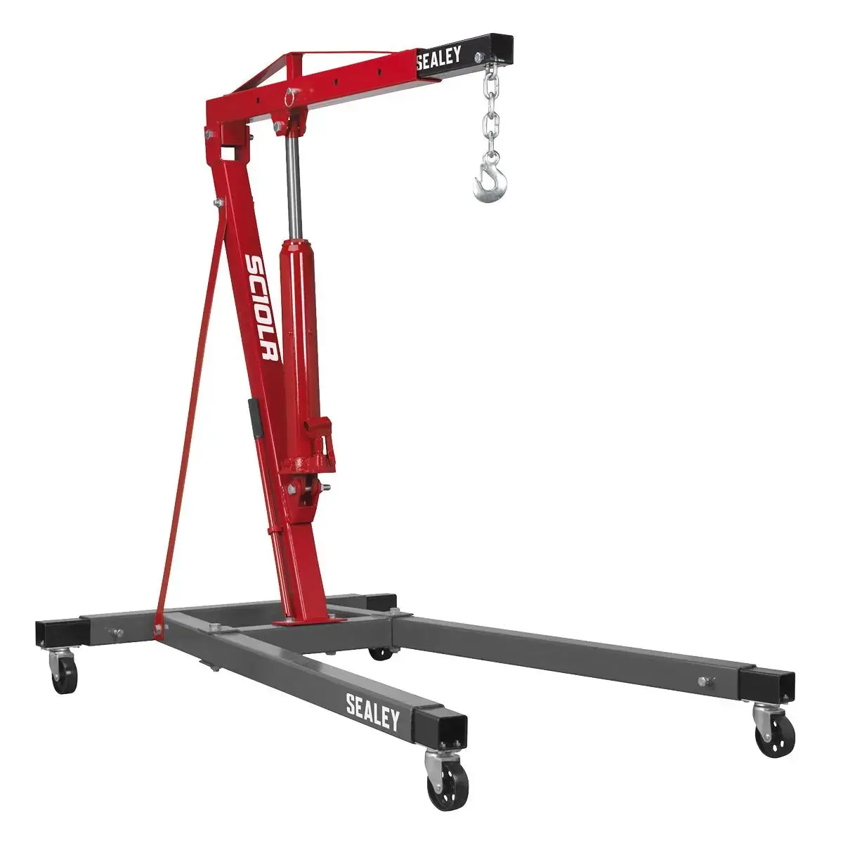 Sealey Long Reach Engine Crane With Extendable Legs 1 Tonne 1