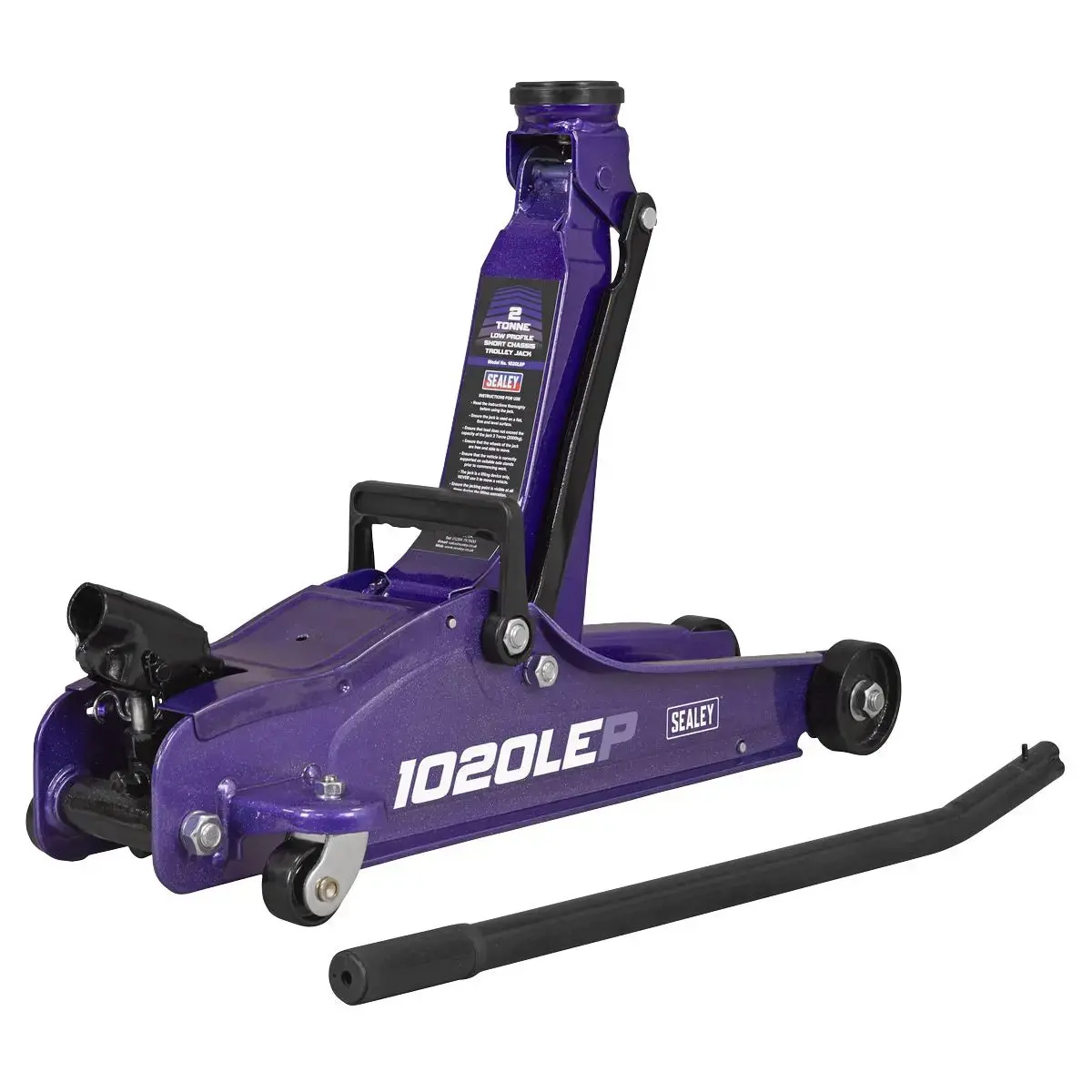 Sealey Low Profile Short Chassis Trolley Jack 2 Tonne - Purple 1