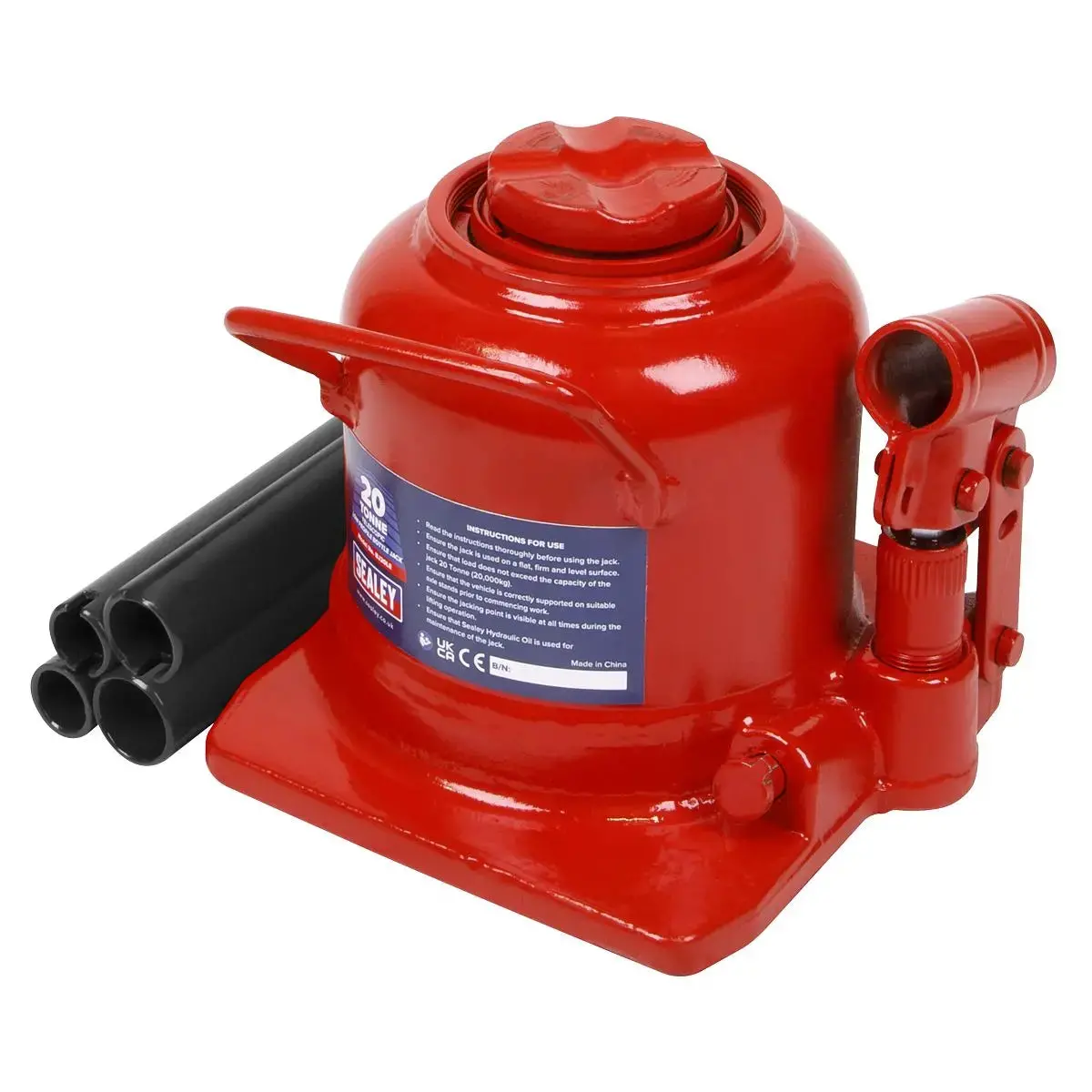 Sealey Low Profile Telescopic Bottle Jack 20 Tonne 1