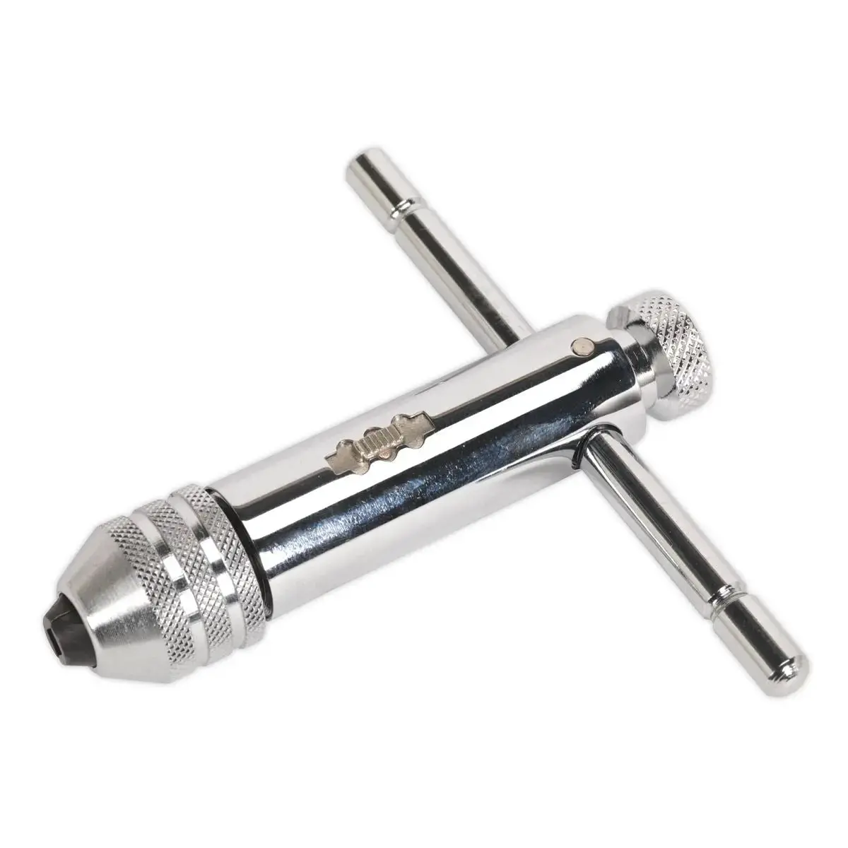 Sealey M5-M12 Ratchet Tap Wrench 105Mm Multi Positional Sliding T Bar Engineers 1