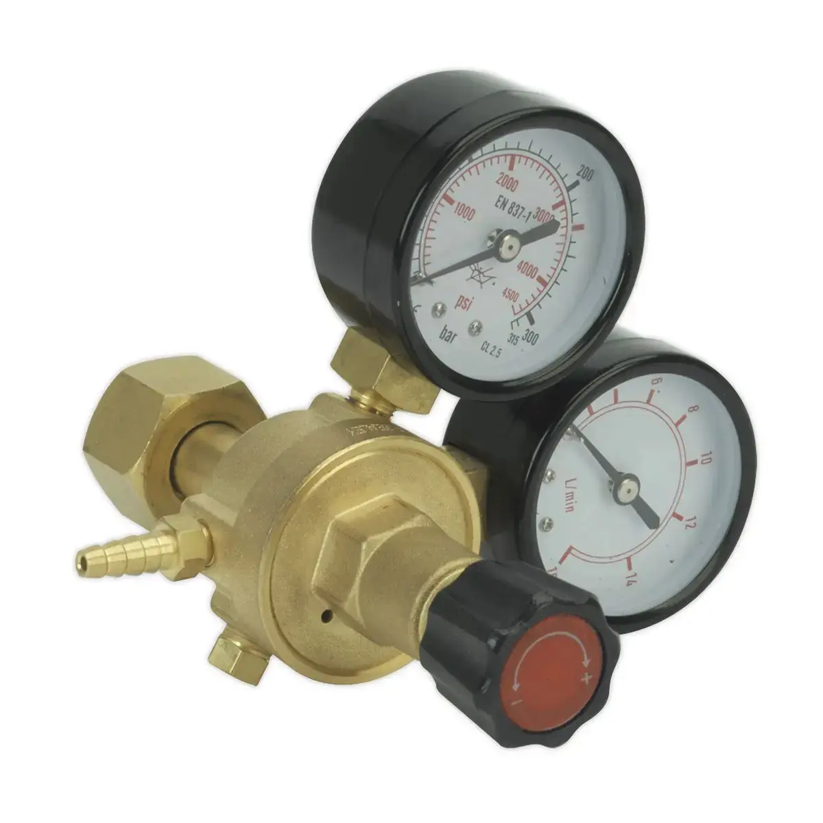 Sealey Mig Gas Regulator 2-Gauge Industrial 1