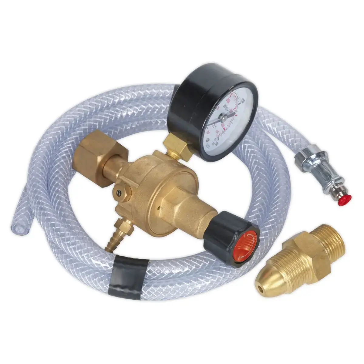 Sealey Mig Gas Regulator Kit 1-Gauge Regulator Industrial 1