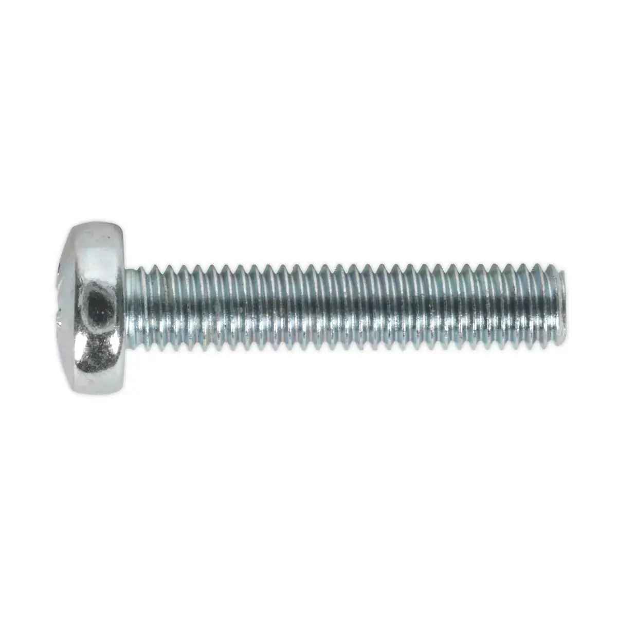 Sealey Machine Screw M5 X 25Mm Pan Head Pozi Zinc Pack Of 50 1