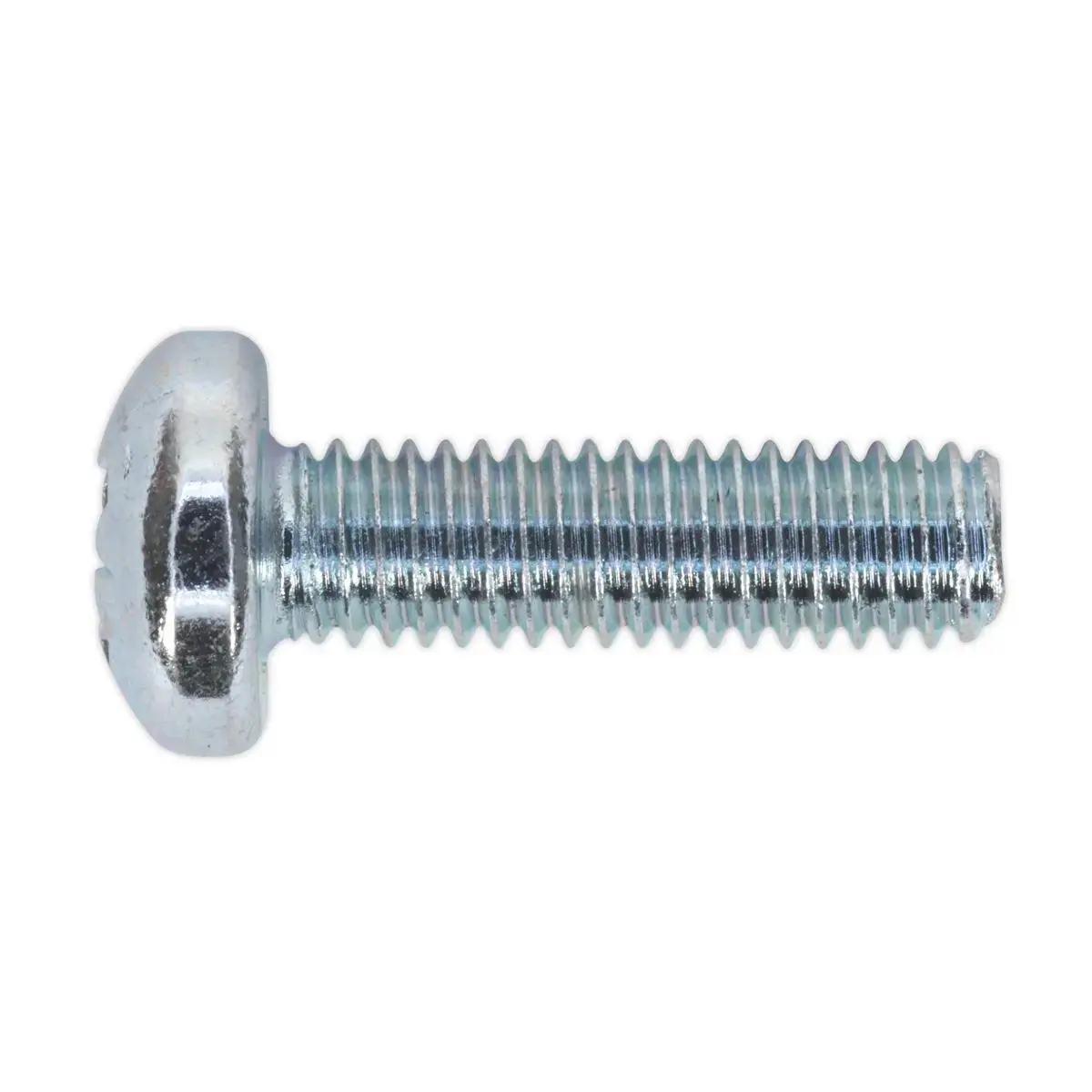 Sealey Machine Screw M6 X 20Mm Pan Head Pozi Zinc Pack Of 50 1