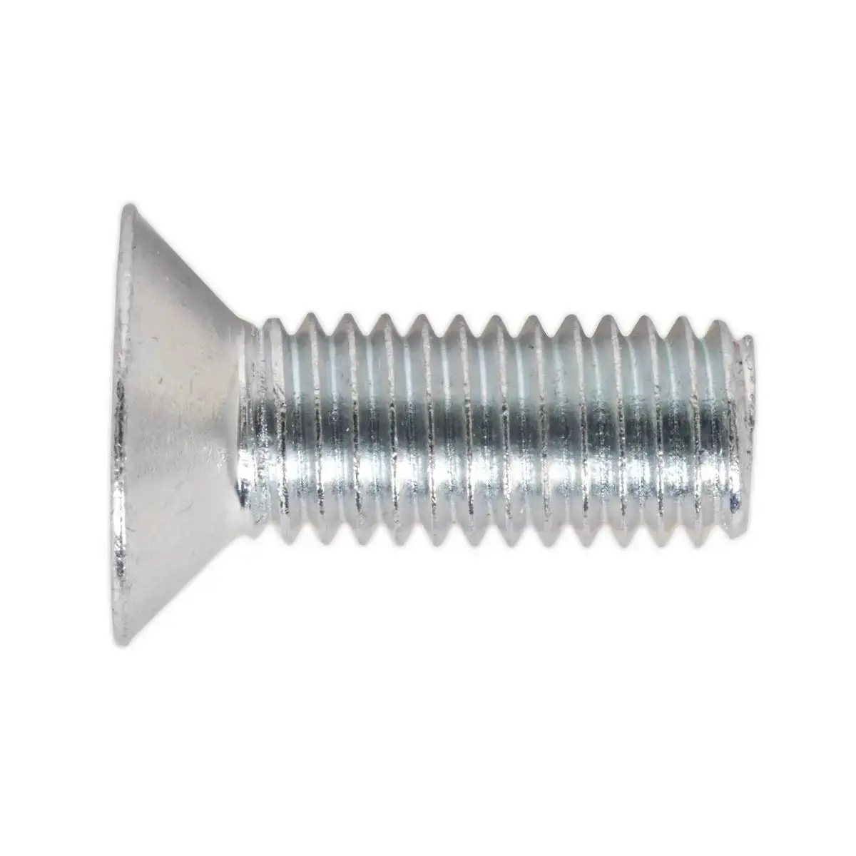 Sealey Machine Screw M8 X 20Mm Countersunk Pozi Zinc Pack Of 50 1