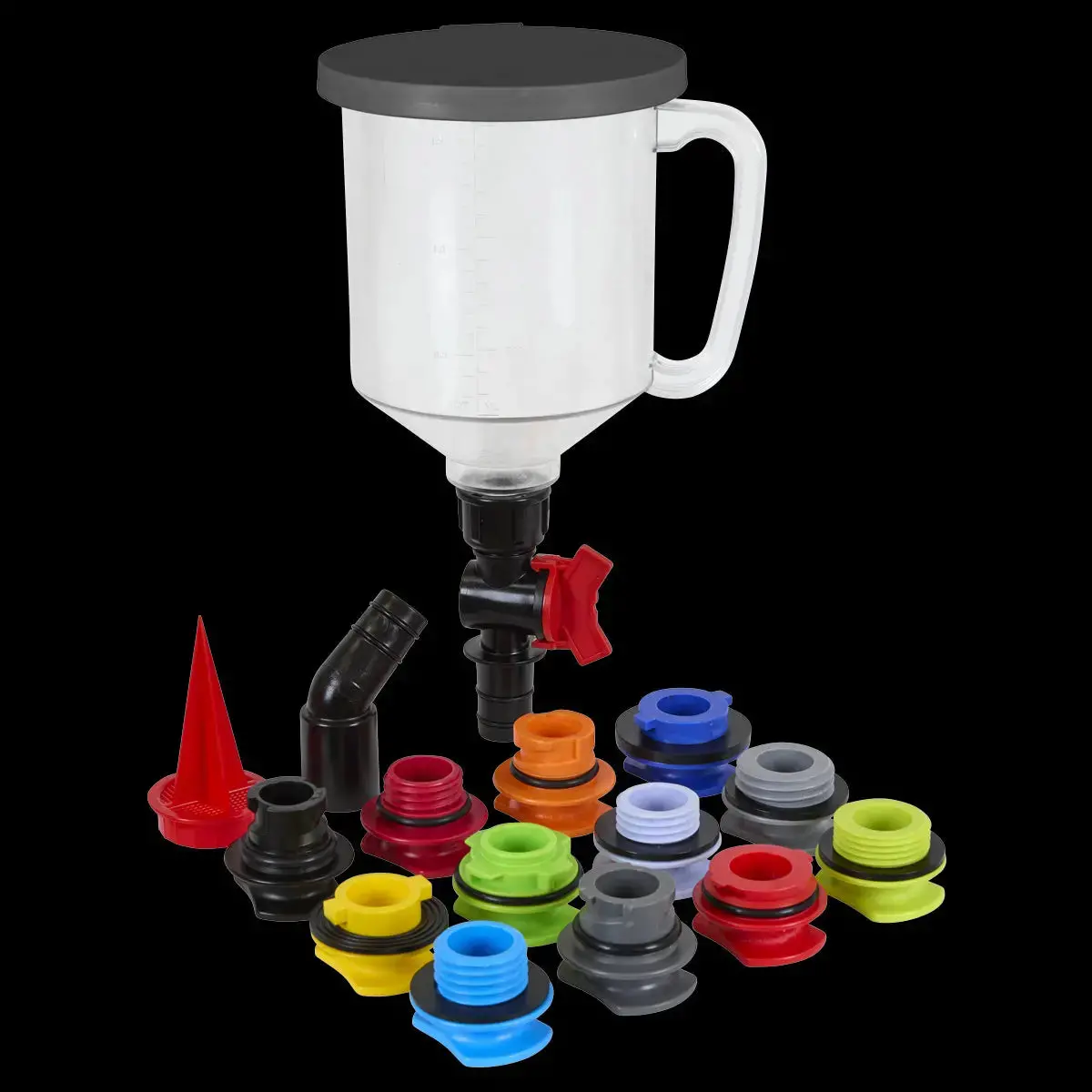 Sealey Master Engine Oil Funnel Filling Kit 15Pc 1