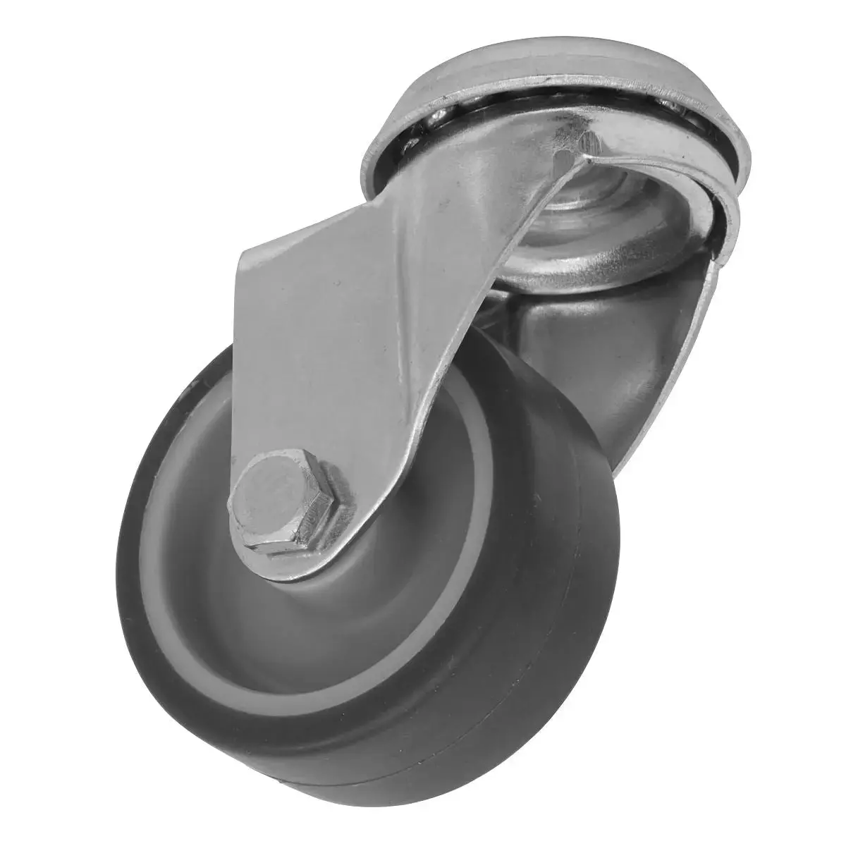 Sealey Medium-Duty Thermoplastic Bolt Hole Swivel Castor Wheel Ø50mm - Trade 1
