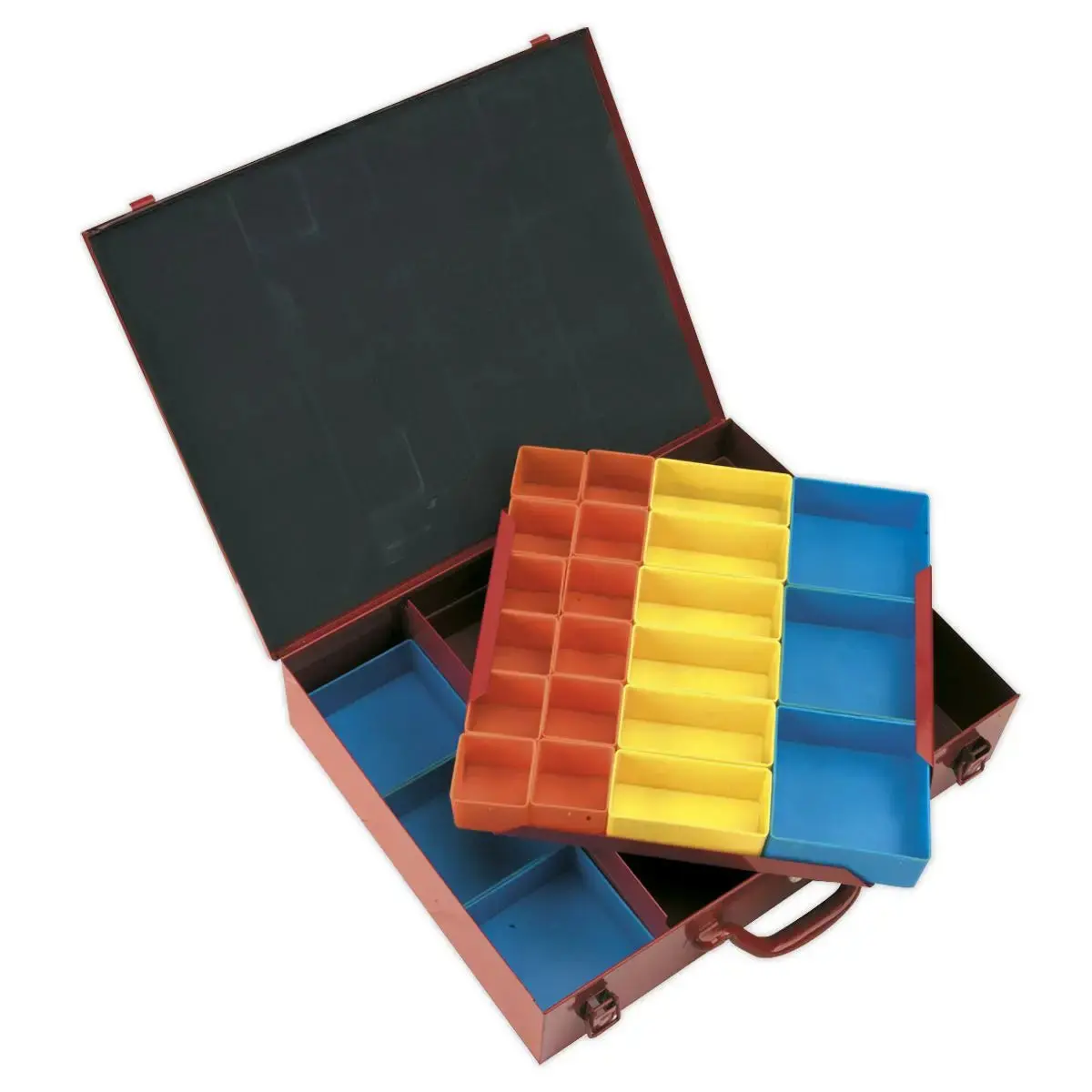 Sealey Metal Case 2-Layer With 27 Storage Bins 1